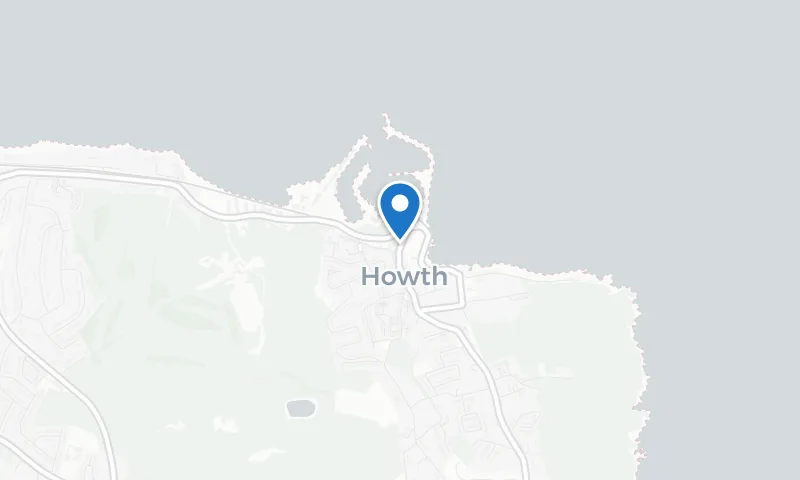 Map of Howth — painting & decorating service area covered by Original Dublin Painter