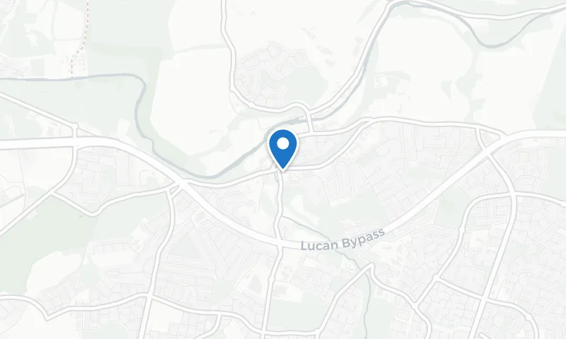 Map of Lucan — painting & decorating service area covered by Original Dublin Painter