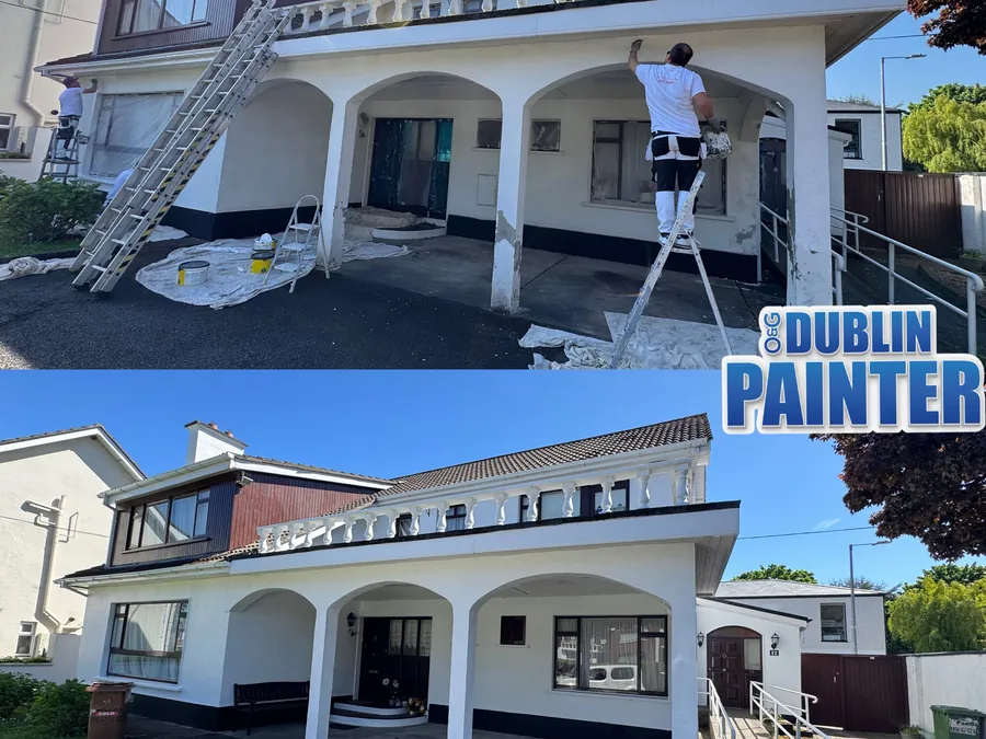Exterior house painting in Castleknock, Dublin 15 by Original Dublin Painter