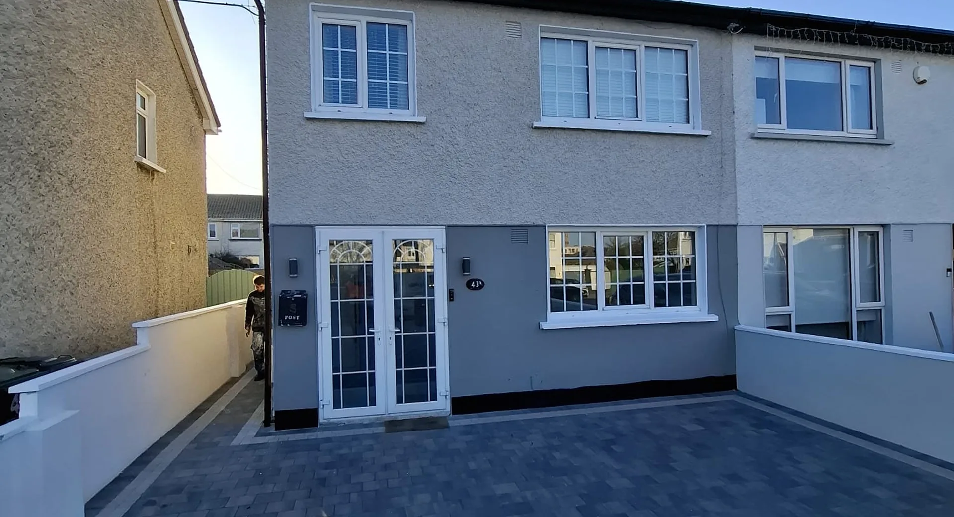 Freshly painted house exterior in Dublin by Original Dublin Painter