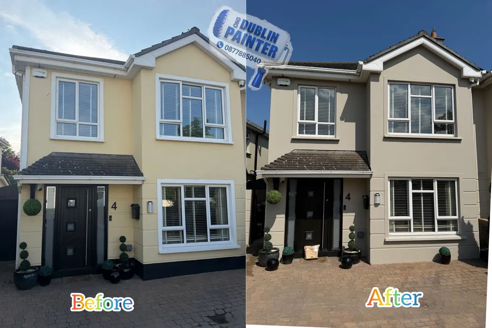 Exterior makeover in Dublin by Original Dublin Painter