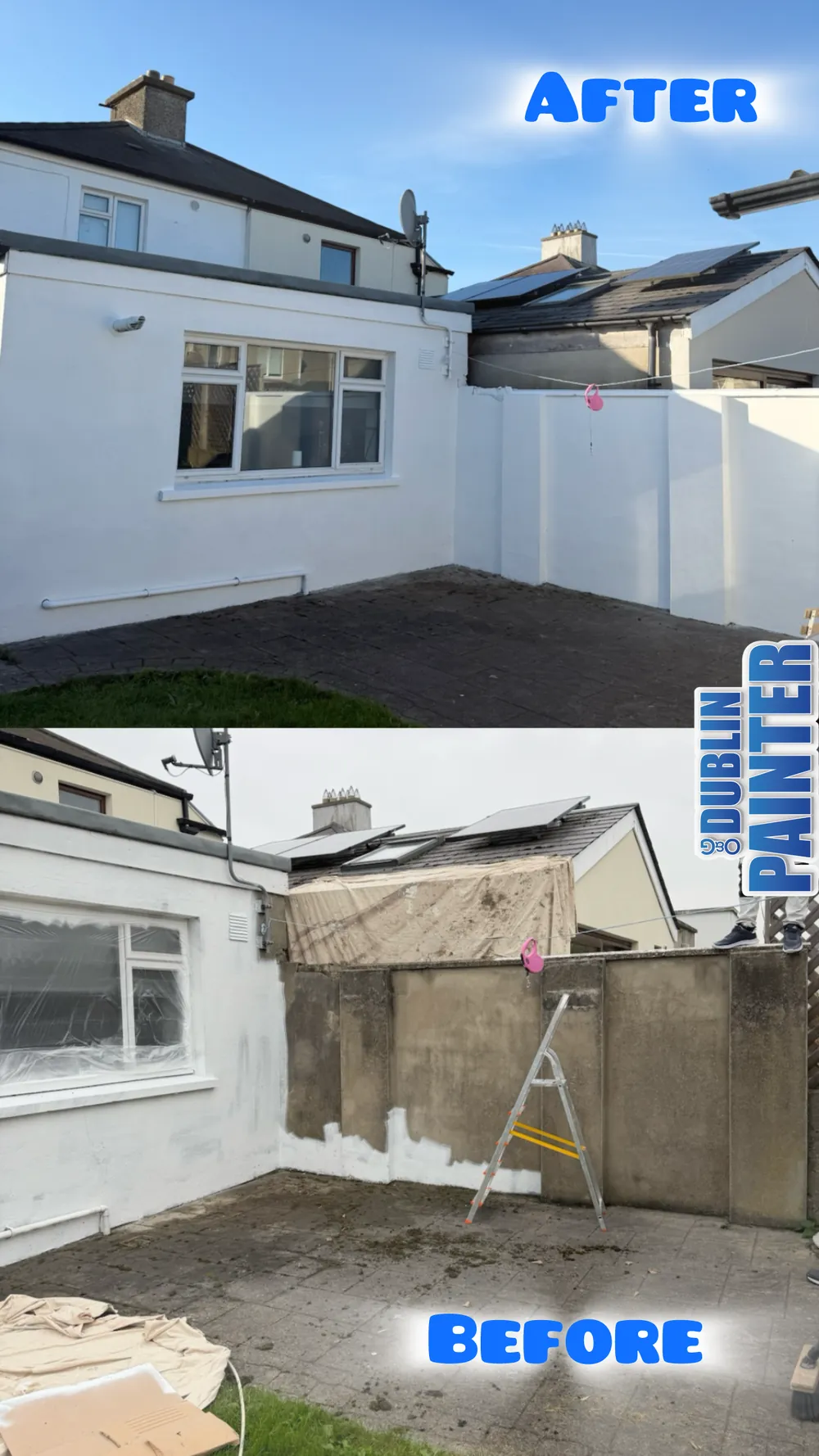 Semi-detached repaint in Dublin by Original Dublin Painter