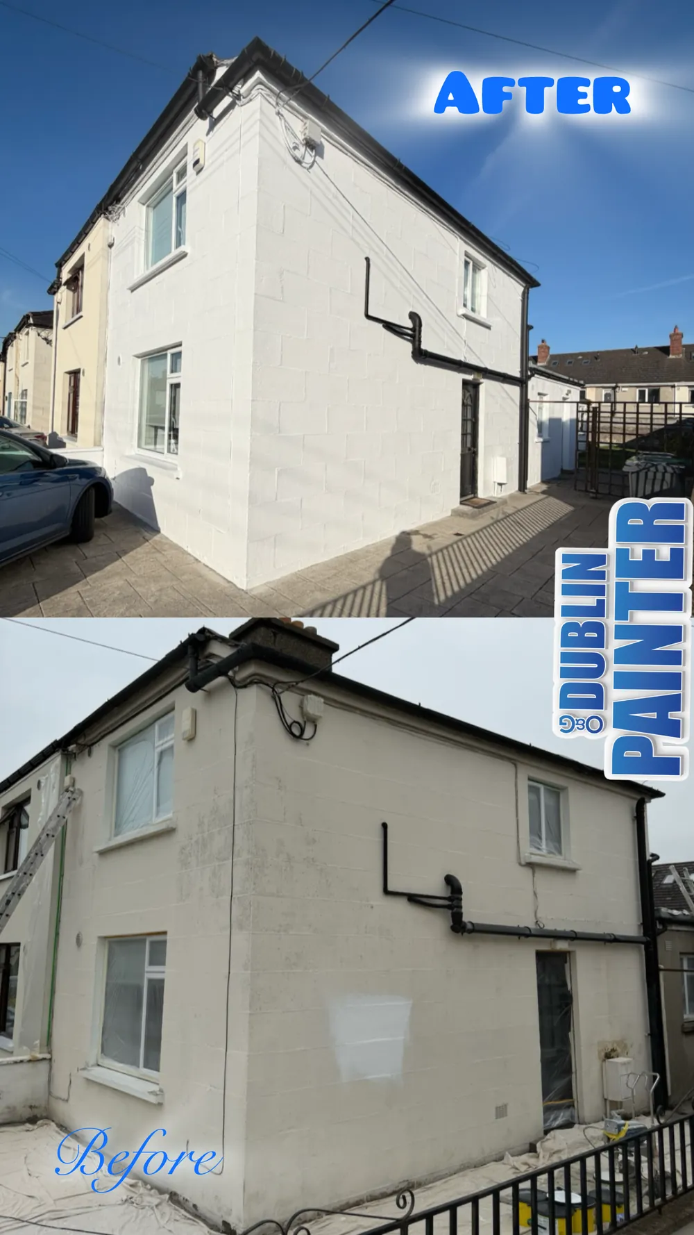 Full exterior repaint in Dublin by Original Dublin Painter