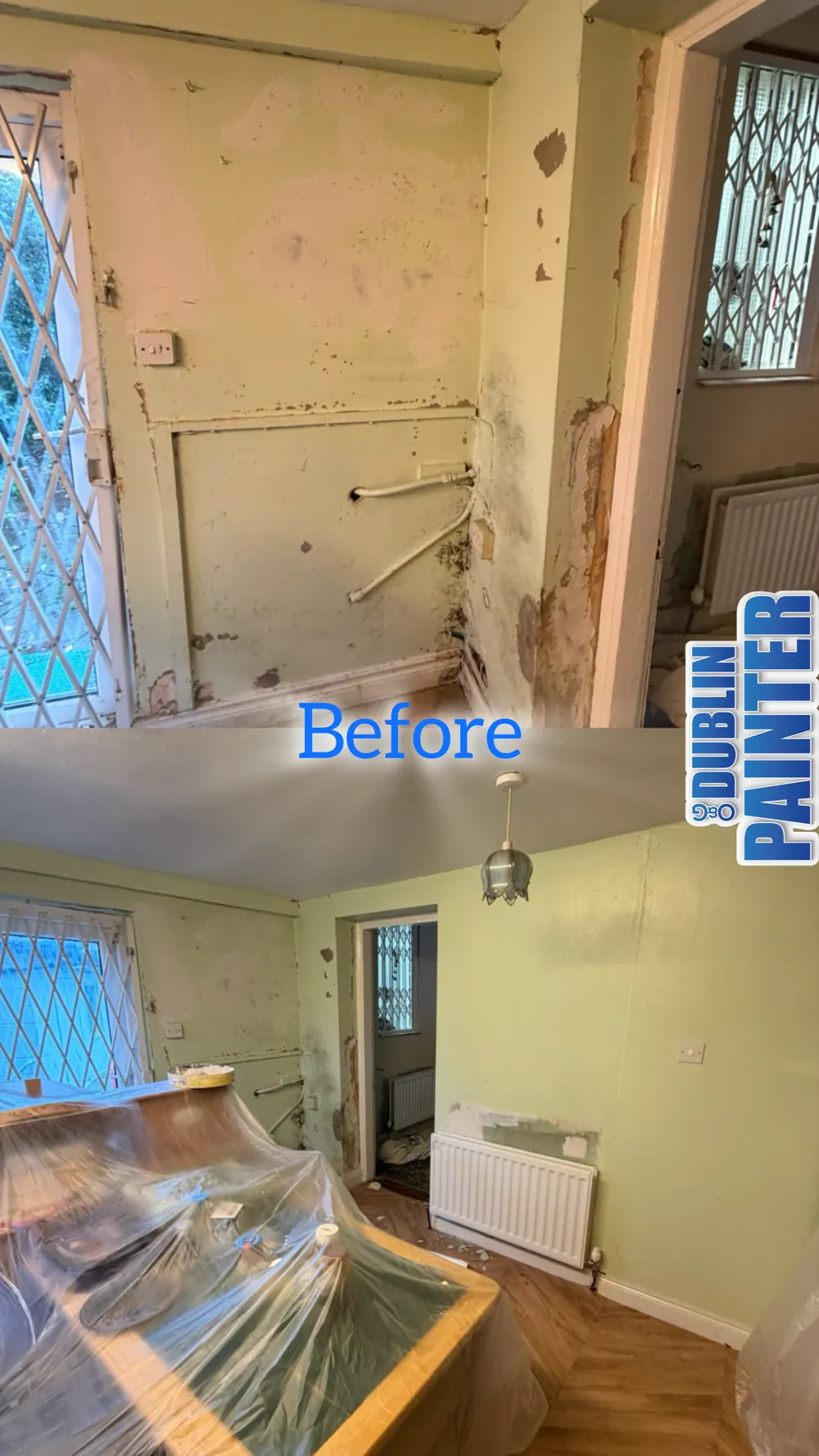 Interior transformation in Dublin by Original Dublin Painter